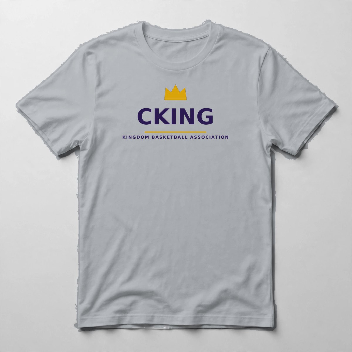 CKING Wordmark Tee — Tee in Sport Grey with the printed design