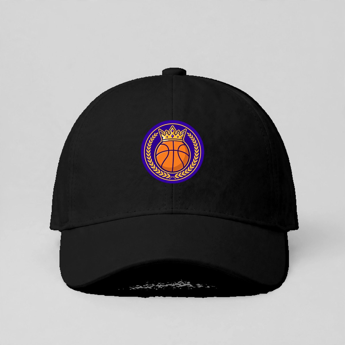 League Cap — Cap in Black with the printed design