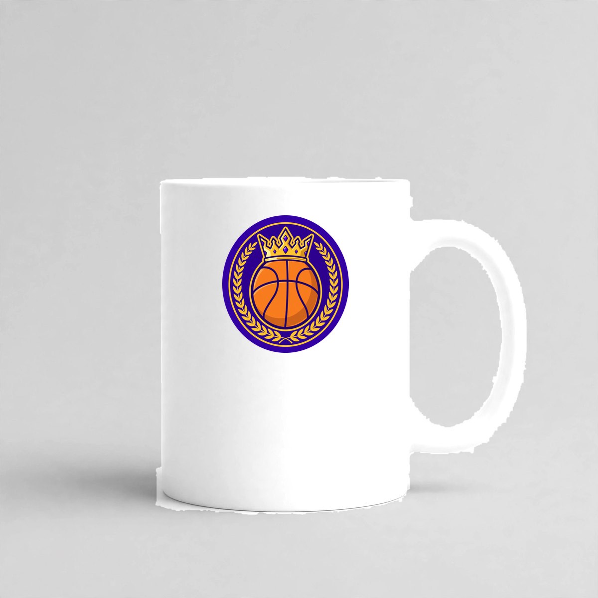 League Mug — Mug in White with the printed design