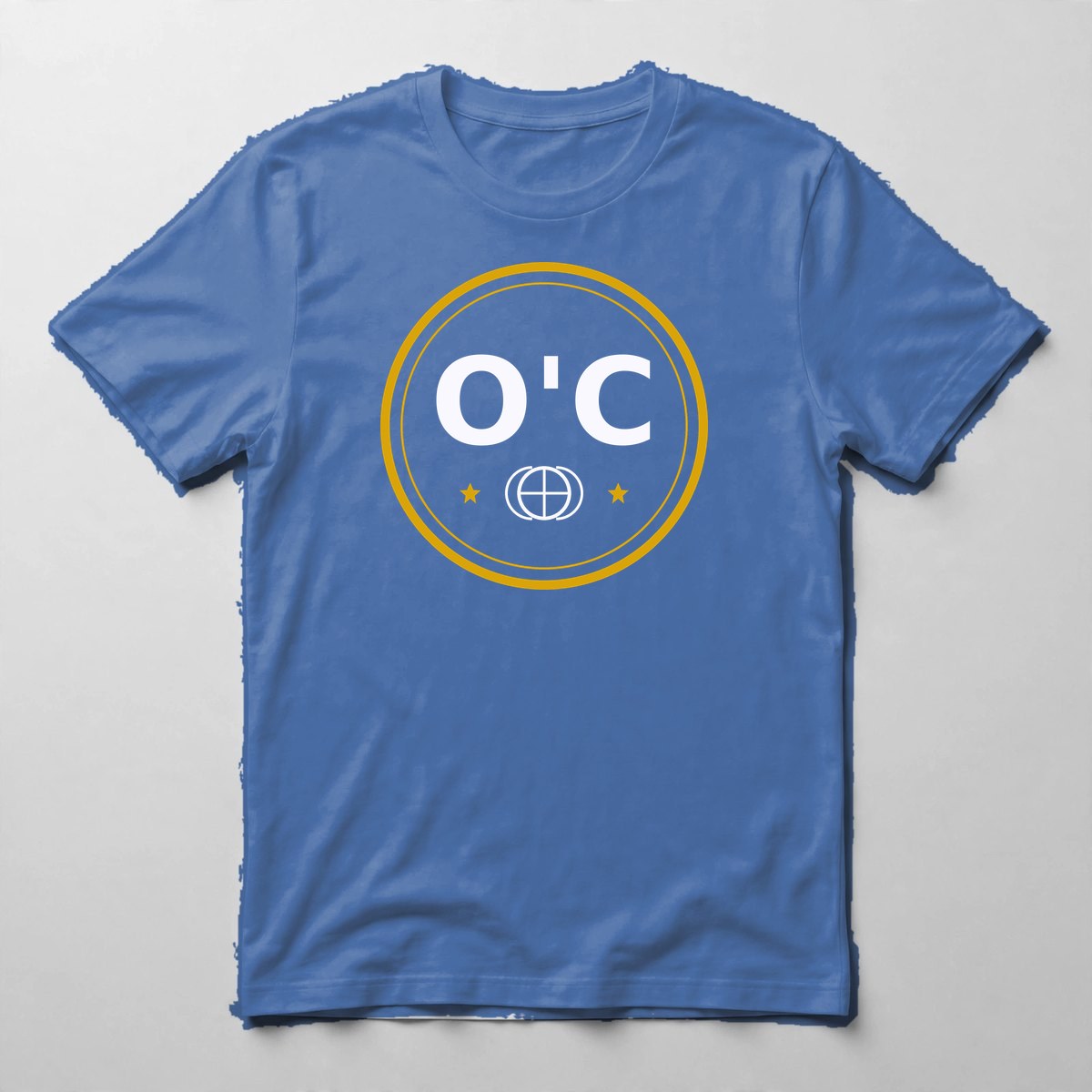 Team O'Connor Monogram Tee — Tee in Royal Blue with the printed design